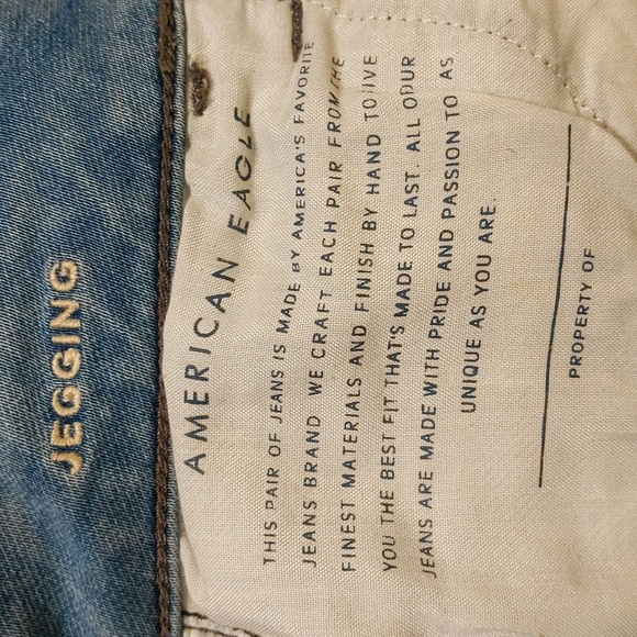 American Eagle Women's Super Stretch Size US 4 Jeggings - Picture 6 of 9